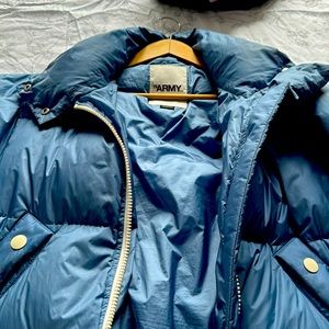 Down jacket long